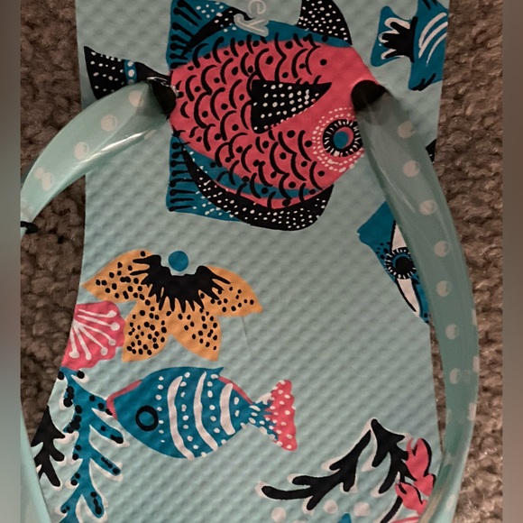 “Vera Bradley” Flip-Flops (NWT) Women’s Size Small (5-6) - Picture 7 of 11